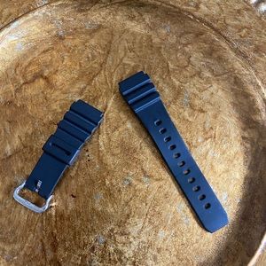 Rubber watch band